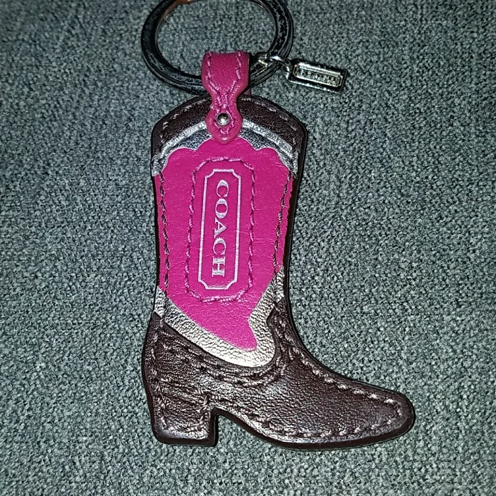 Coach Cowgirl Boot Keychain